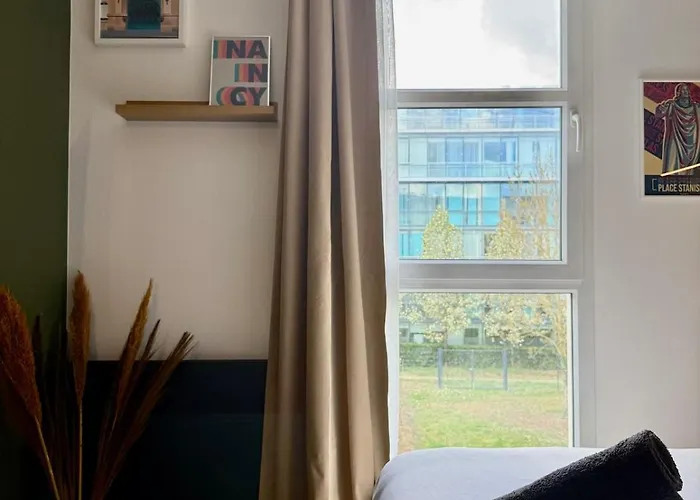 Apartment Le 218 Moderne Et Entierement Equipe A Nancy, Avec Garage Privatif